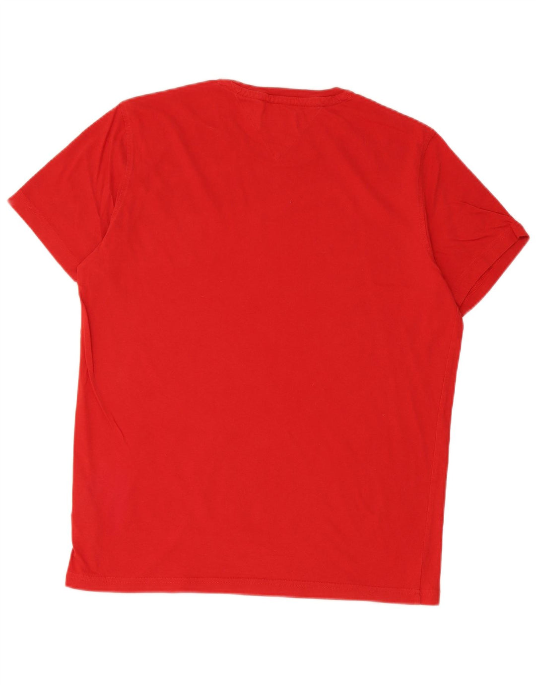Tricou Tommy Hilfiger pentru bărbați Top mare bumbac roșu