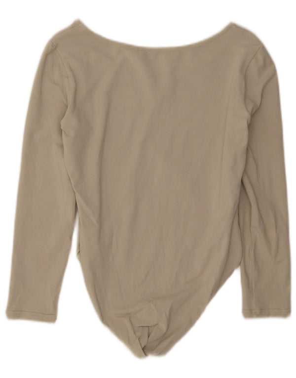Vintage Womens Body UK 14 Medium Beige Bumbac