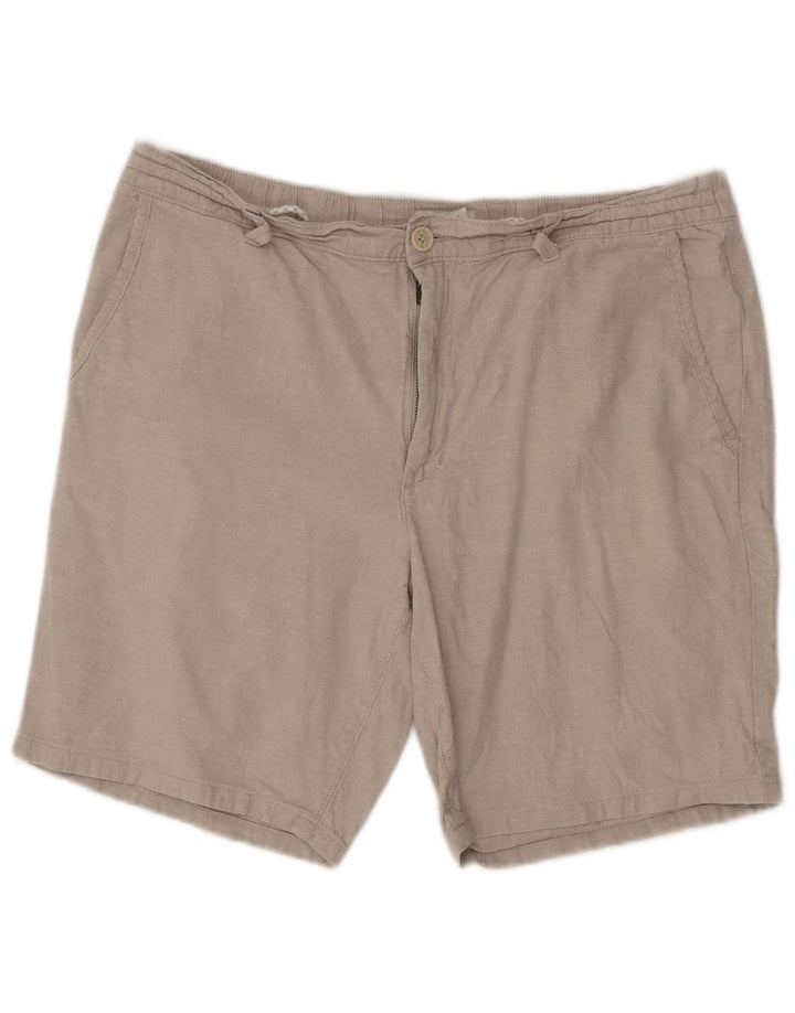 Pantaloni scurți chino pentru bărbați Marks & Spencer W36, bumbac gri mare