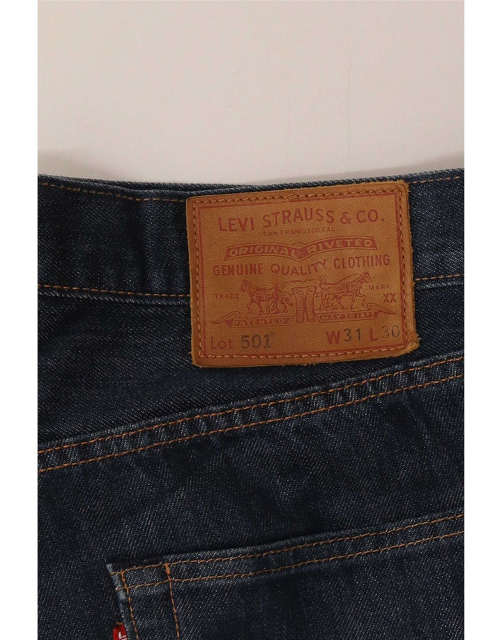 Blugi 501 drepti pentru bărbați Levi's W31 L30 Bumbac albastru