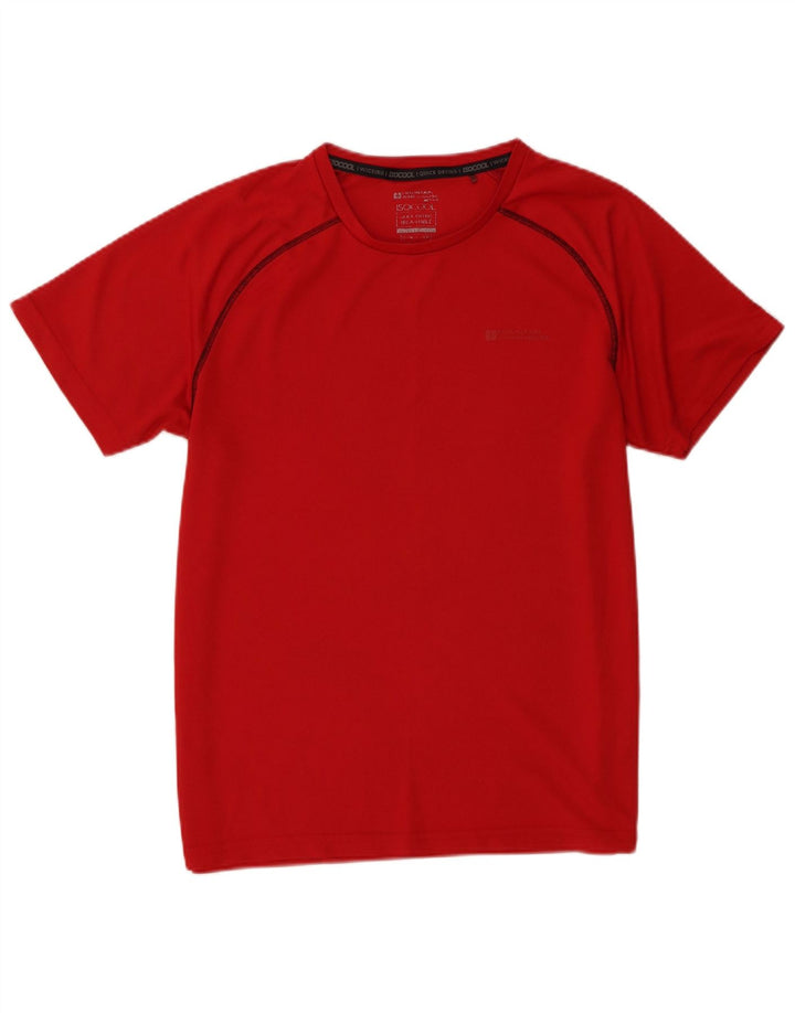 Tricou pentru bărbați Mountain Warehouse Top Medium Burgundy Poliester