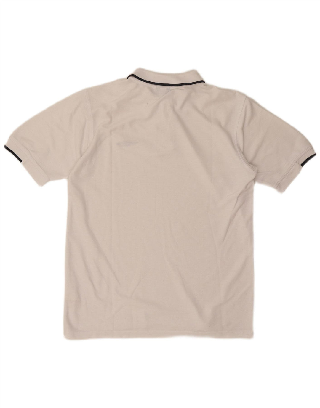 Tricou polo pentru bărbați Umbro Poliester alb mediu