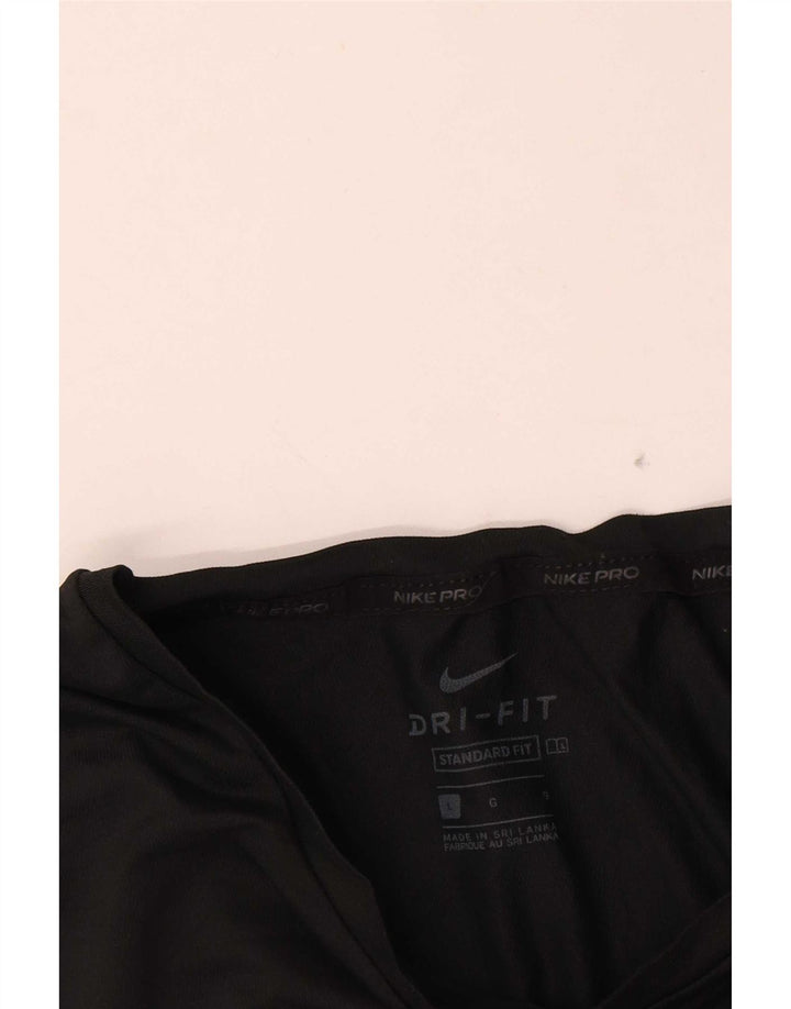 Tricou grafic Nike Dri Fit Standard Fit Top mare, negru, poliester
