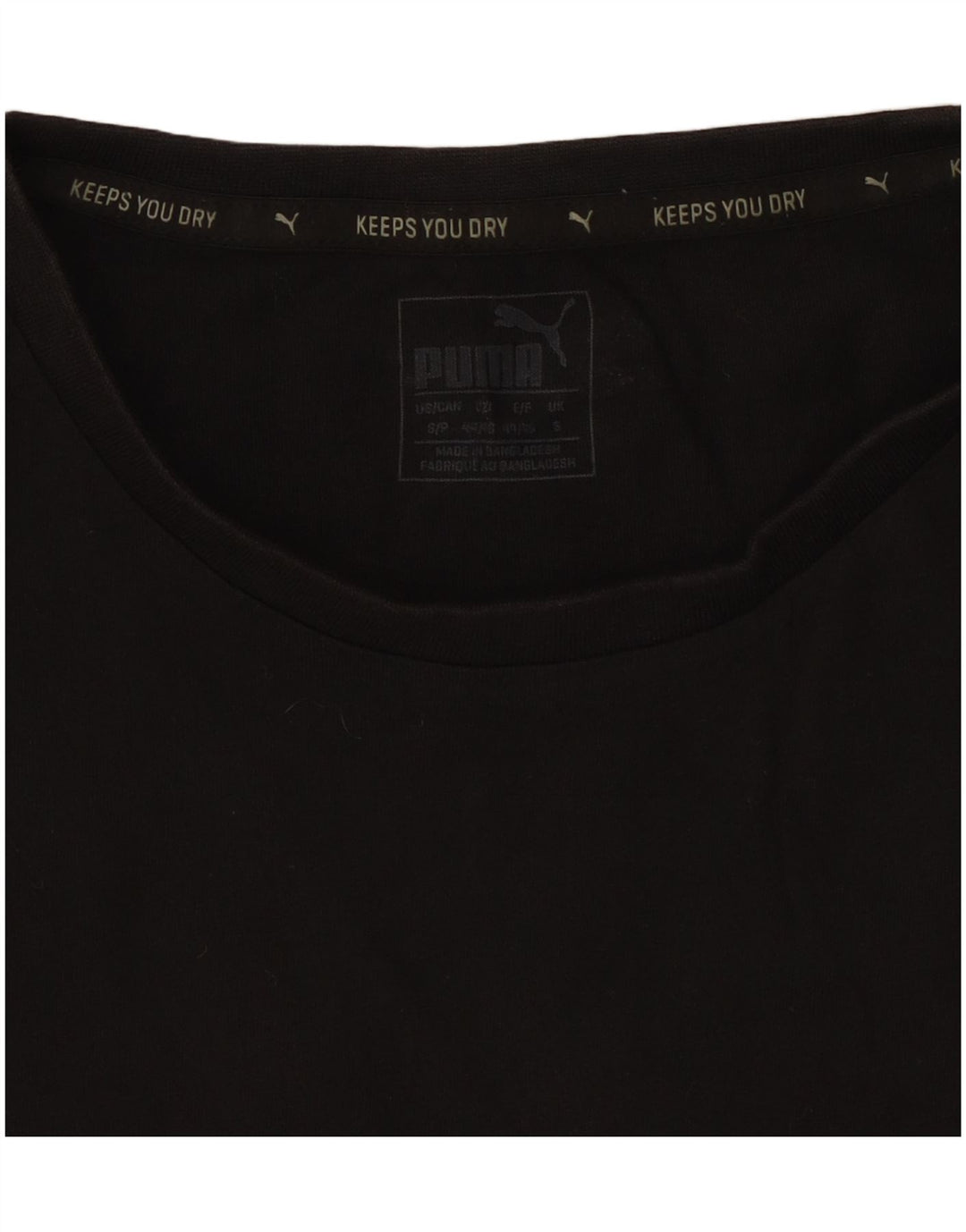 Tricou grafic Puma pentru bărbați Top mic bumbac negru