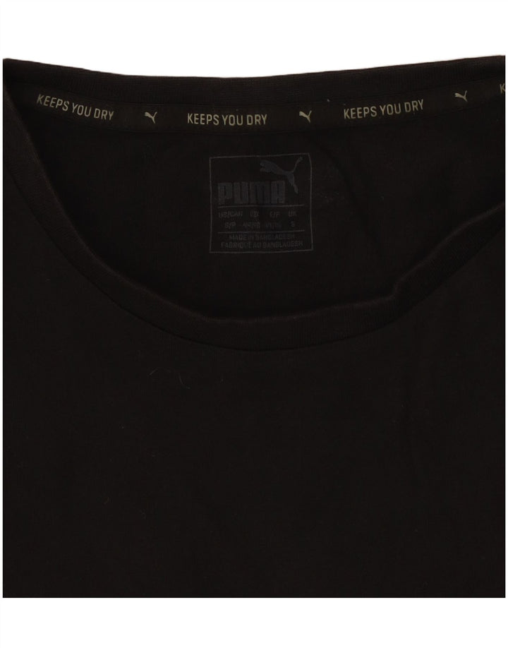 Tricou grafic Puma pentru bărbați Top mic bumbac negru