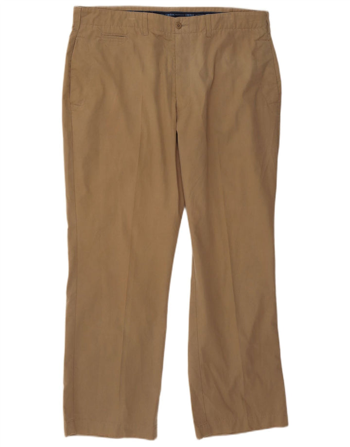 Marks & Spencer Pantaloni chino pentru bărbați Blue Harbour Bootcut W38 L29 bej