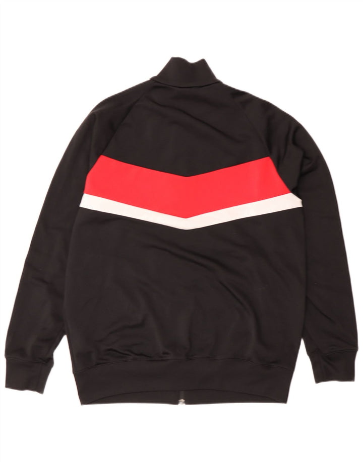 Jachetă de trening pentru băieți Adidas 15-16 ani, negru, poliester