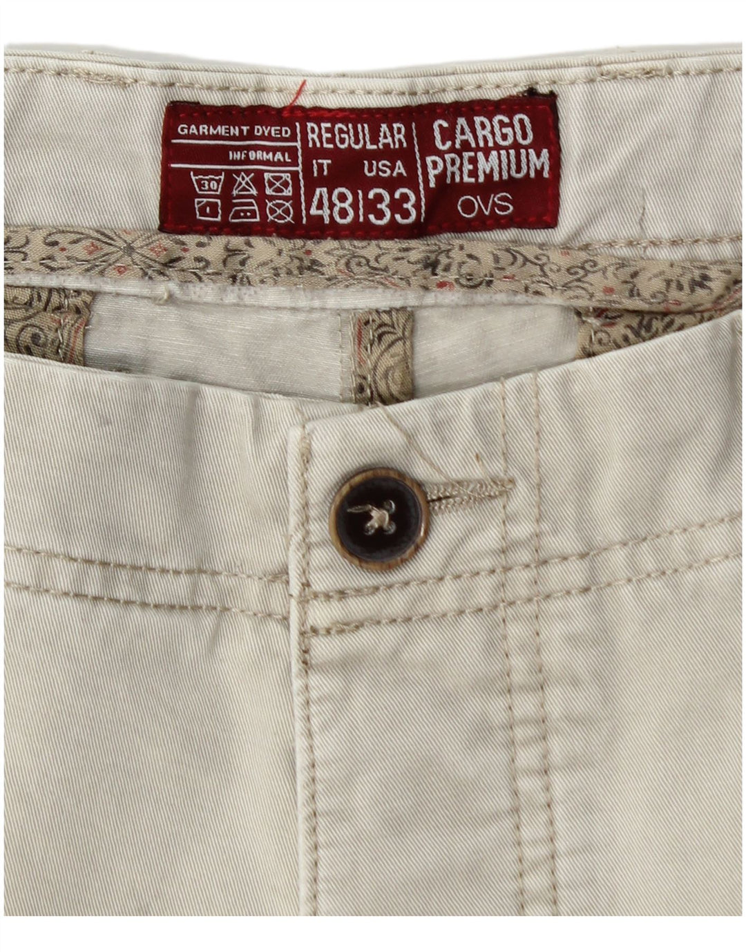 Pantaloni scurti cargo OVS pentru bărbați IT 48 Medium W33 Bumbac gri