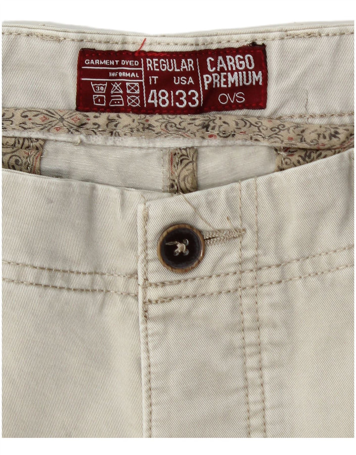 Pantaloni scurti cargo OVS pentru bărbați IT 48 Medium W33 Bumbac gri