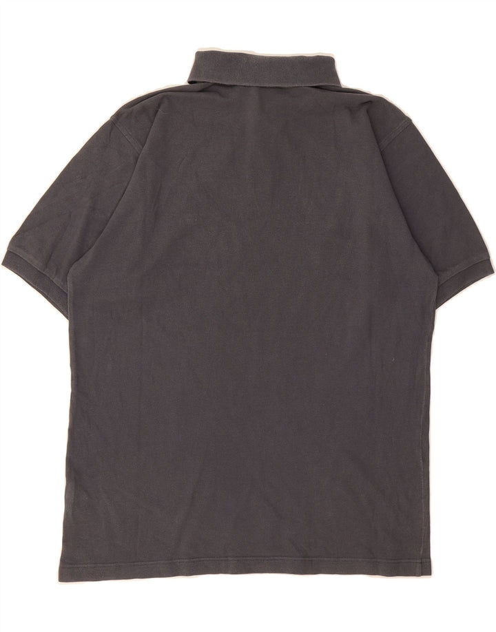 TRUSSARDI Mens Polo Shirt Medium Navy Blue Cotton Vintage Trussardi and Second-Hand Trussardi from Messina Hembry 