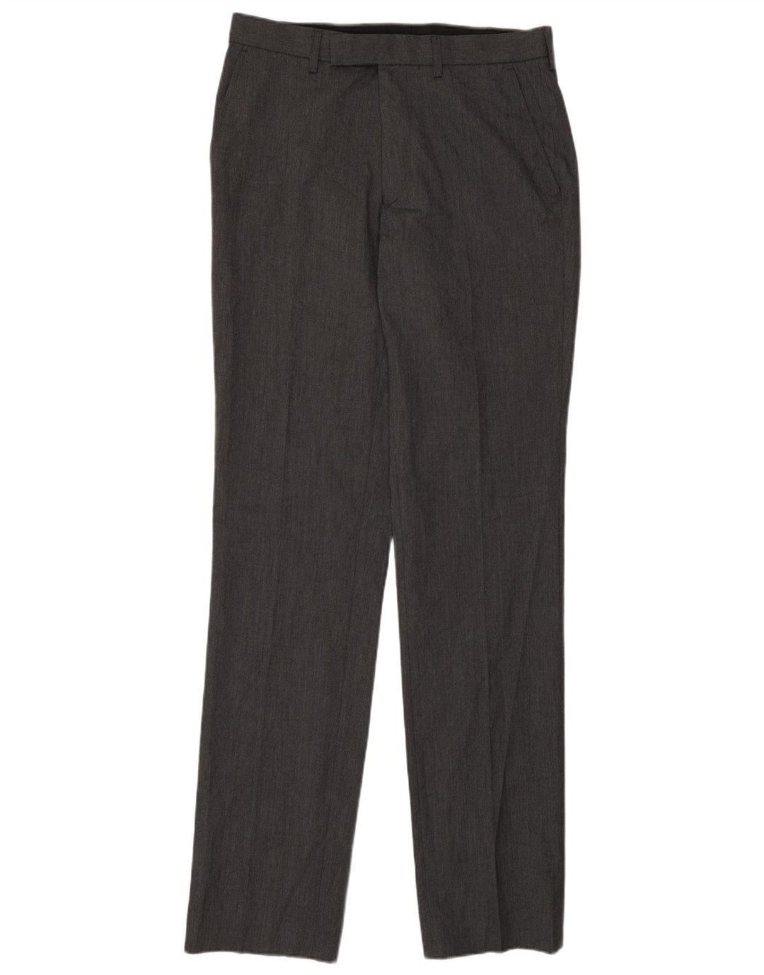 Marks & Spencer Pantaloni drepți pentru bărbați L30 L35 Poliester gri