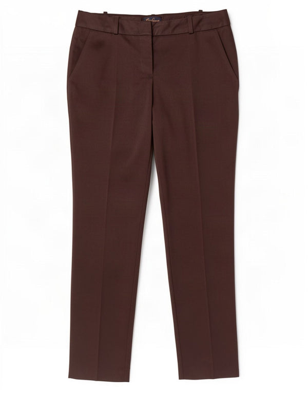 Luisa Spagnoli Womens Slim Casual Trousers IT 42 Medium W30 L28 Black