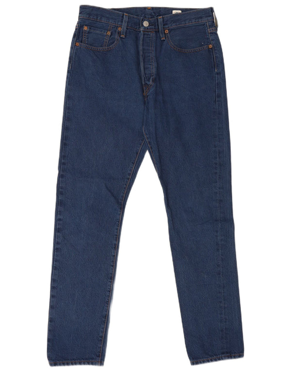 Blugi drepti slim 501 S Levi's pentru bărbați, W29 L30, bumbac albastru