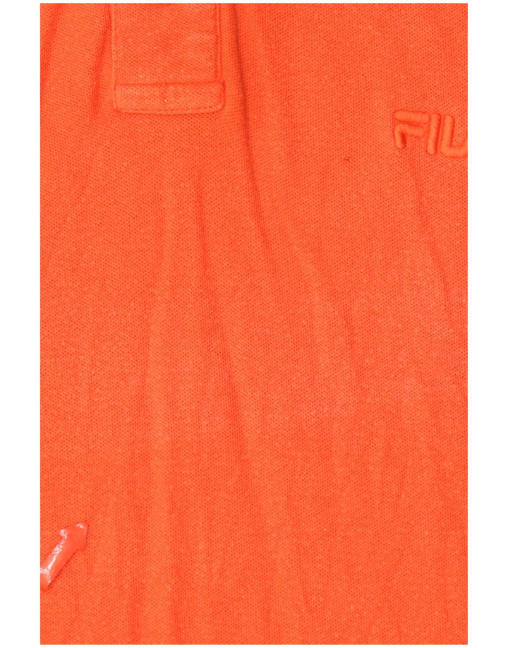 Tricou Polo Fila Barbati Mare Bumbac Portocaliu