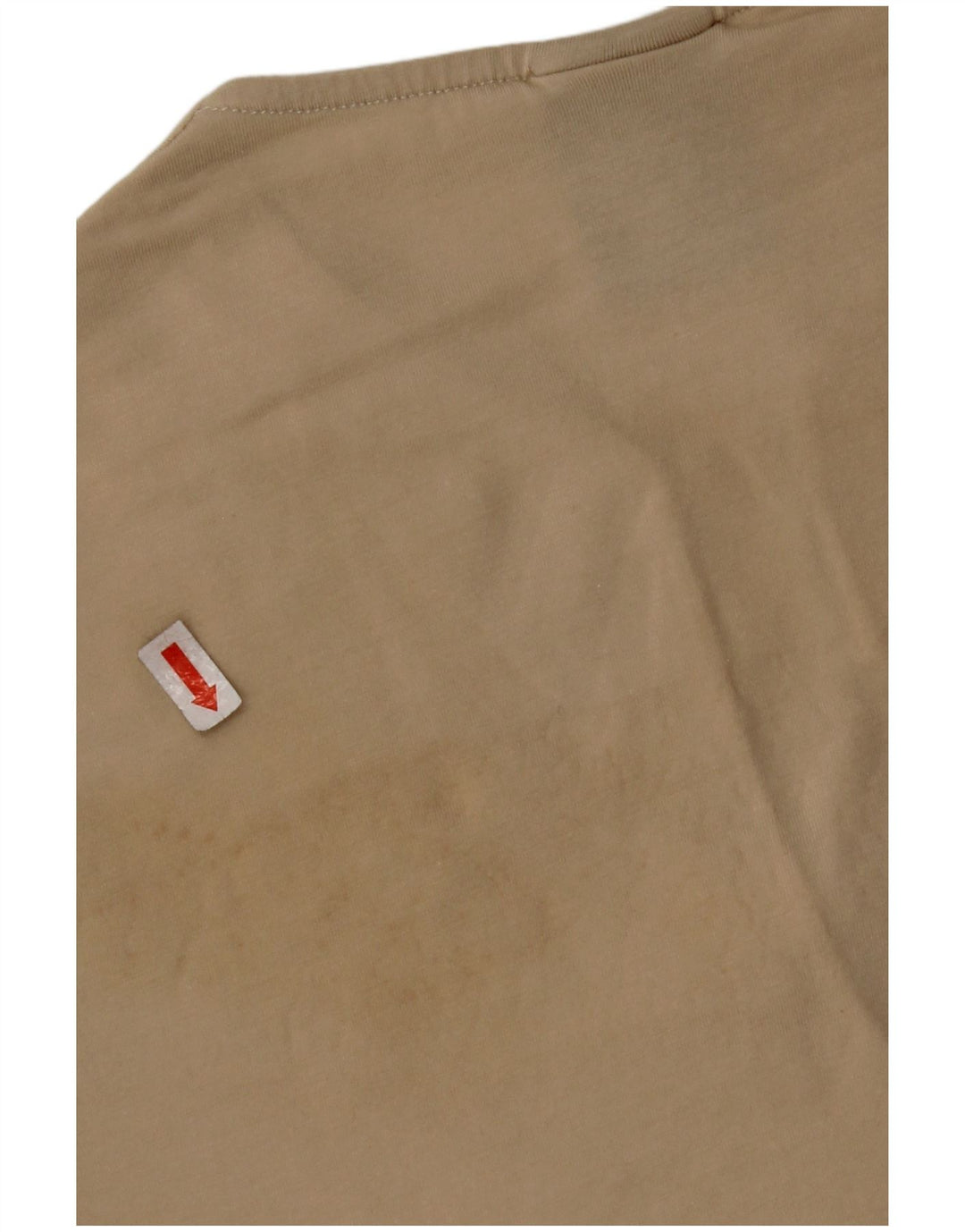 Top de tricou crop NIKE pentru femei UK 10/12 Bej mediu