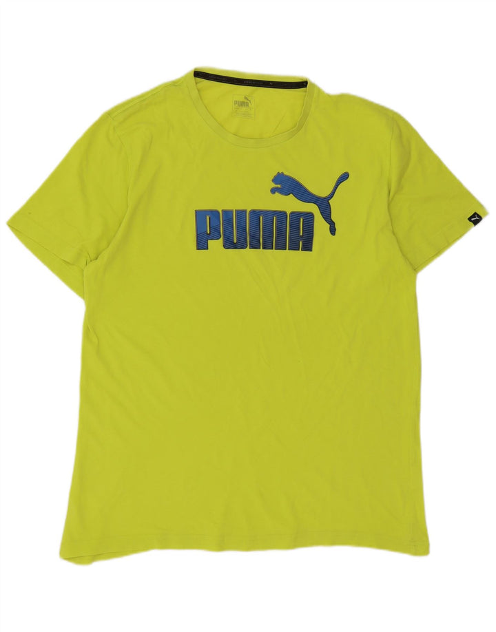 Tricou grafic Puma pentru bărbați Top mare verde