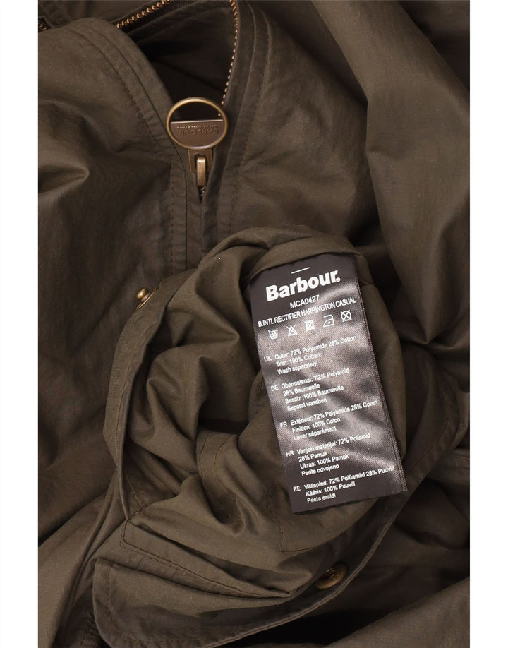 Jachetă Bomber Barbour pentru bărbați pentru motociclete UK 42 XL Kaki Poliamidă