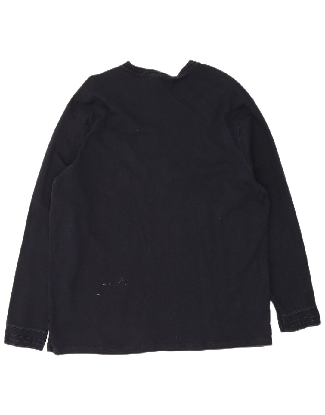 Marks & Spencer pentru bărbați Blue Harbour Top cu mânecă lungă XL, bumbac bleumarin