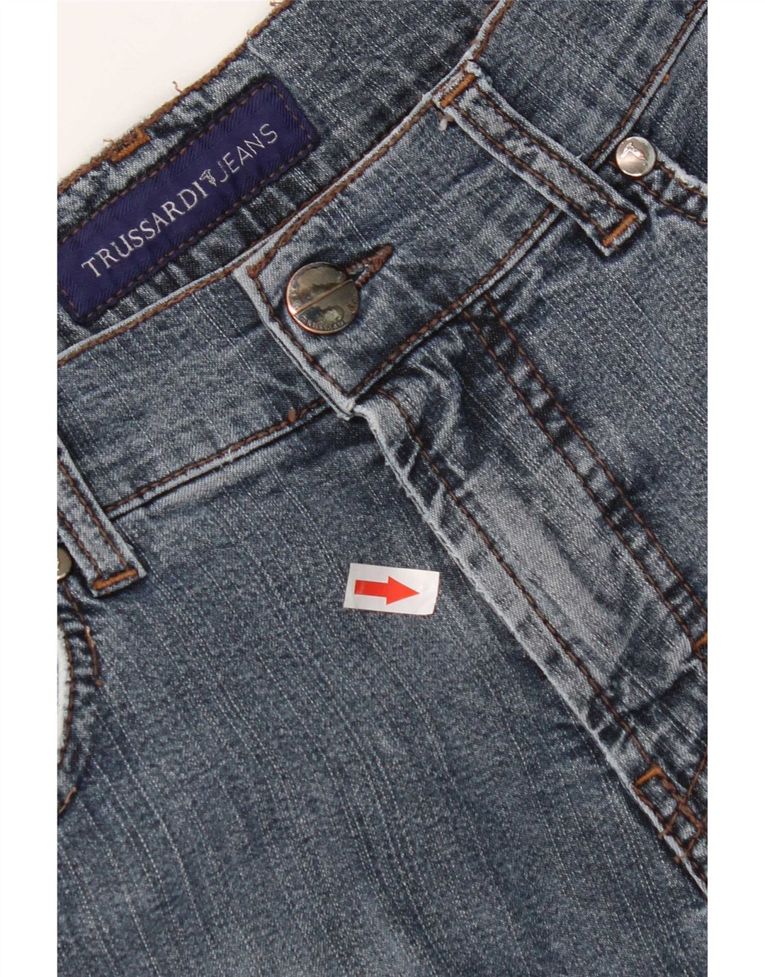 Trussardi Blugi drepti pentru bărbați W34 L32 Bumbac albastru