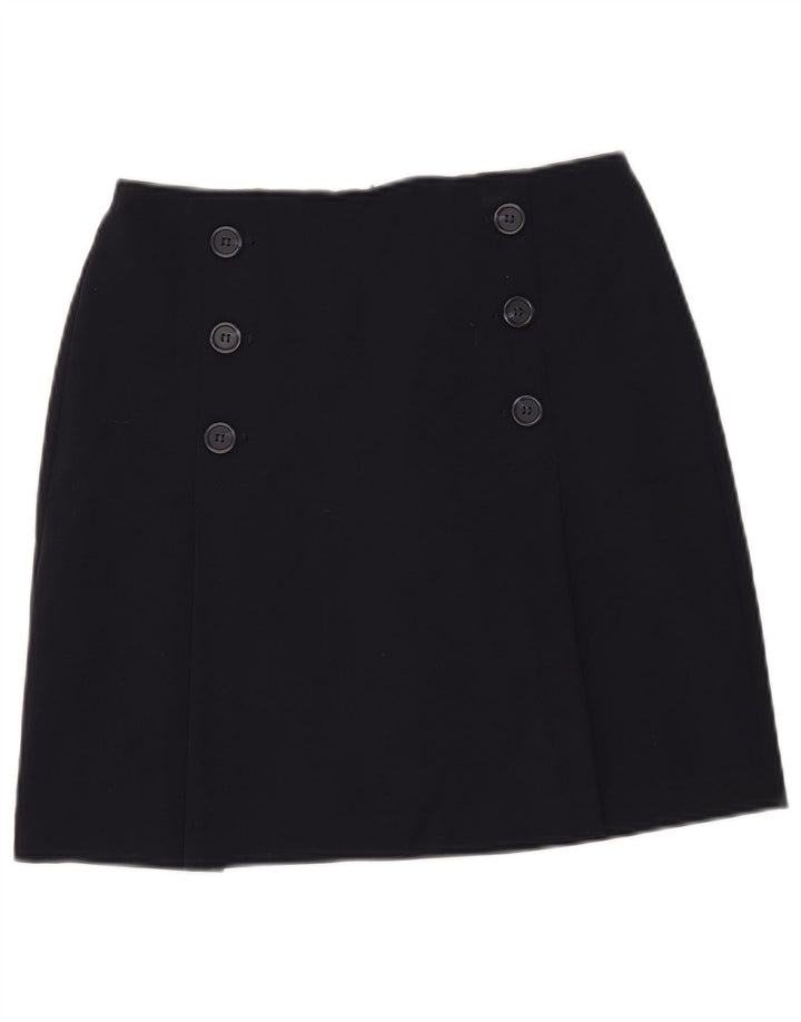Fusta mini pentru femei Marks & Spencer UK 10 Small W29 Bleumarin Poliester