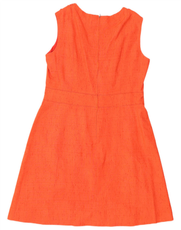 Set de 2 bucăți Vintage pentru femei, 3 nasturi, UK 12, mătase portocalie medie