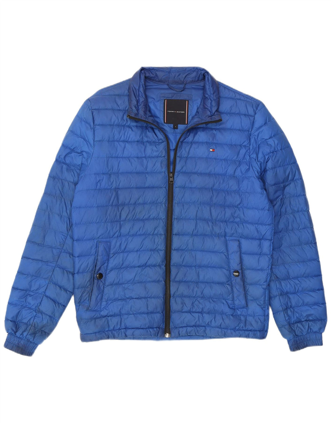 Jachetă căptușită pentru bărbați Tommy Hilfiger UK 36 Small Blue Poliamidă