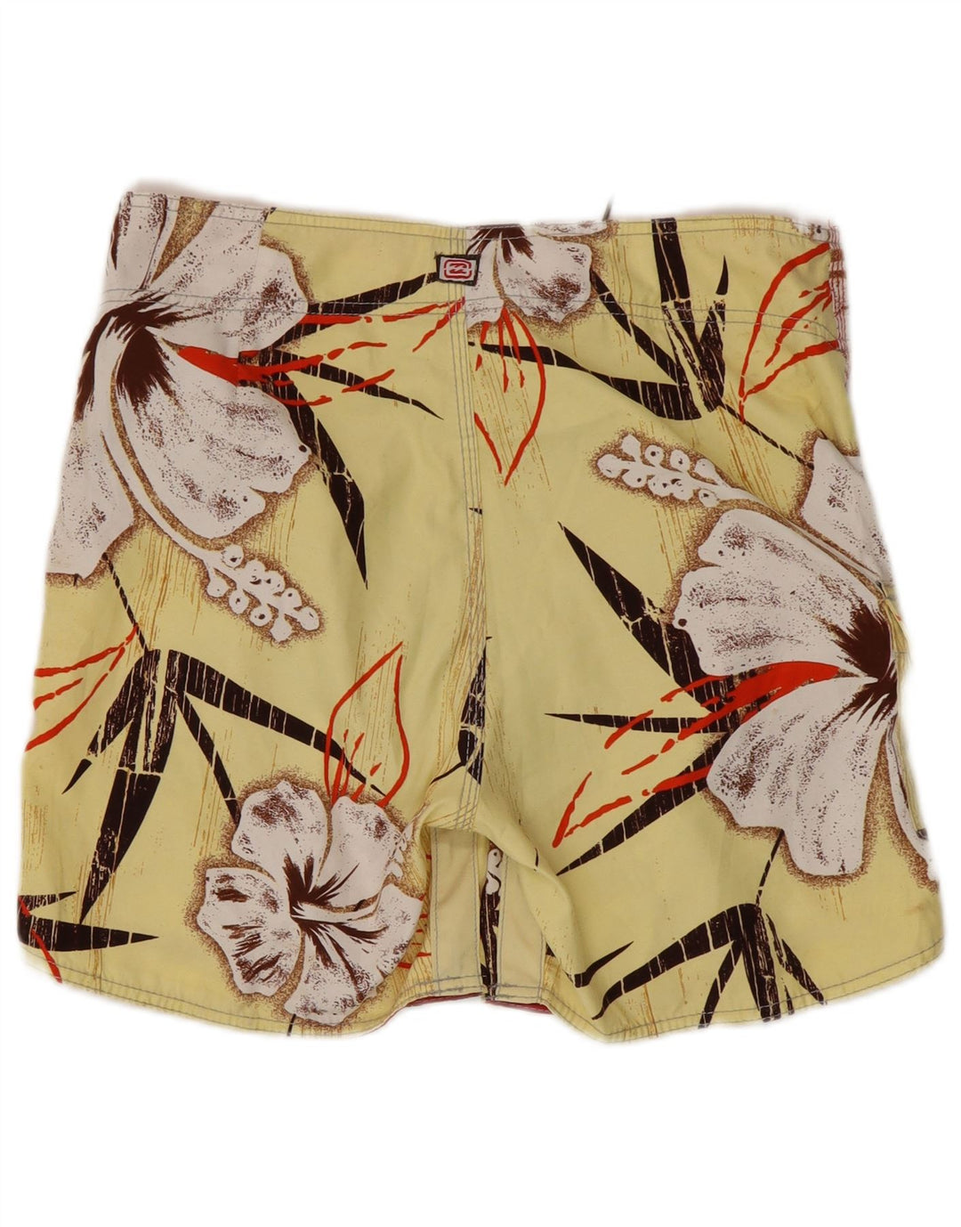 Pantaloni scurți de înot Billabong pentru bărbați, poliester floral, galben mediu