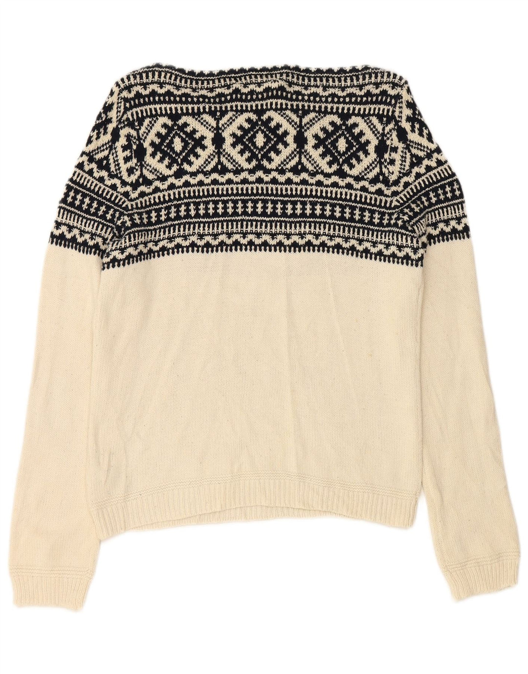 Pulover RALPH LAUREN pentru damă, cu gât de barcă, UK 16, mare, alb