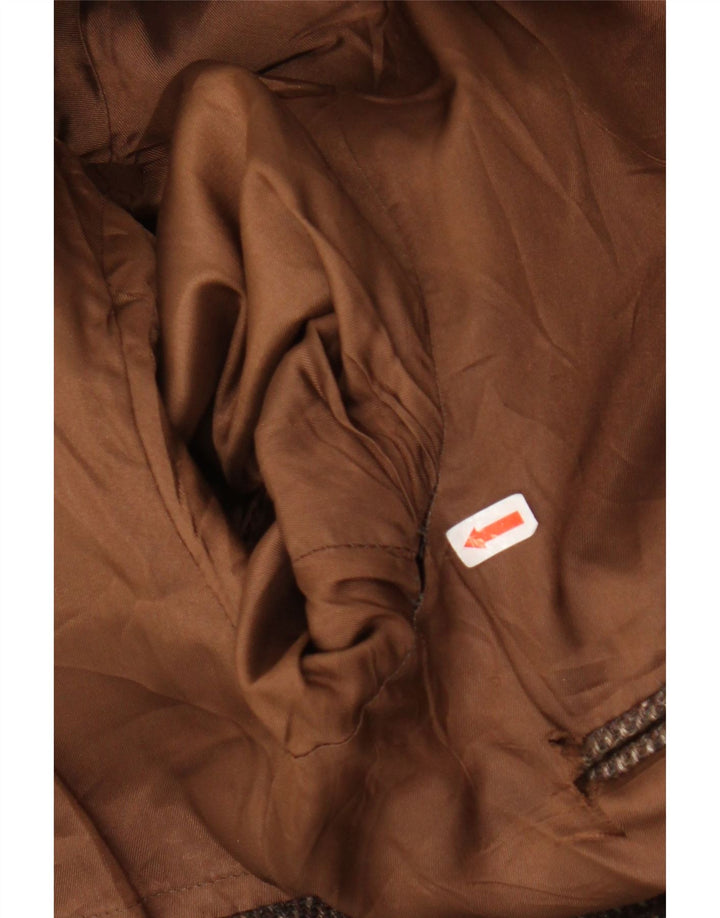 BROOKS BROTHERS Jachetă pentru bărbați cu 2 nasturi și mâneci 3/4, UK 38, maro mediu