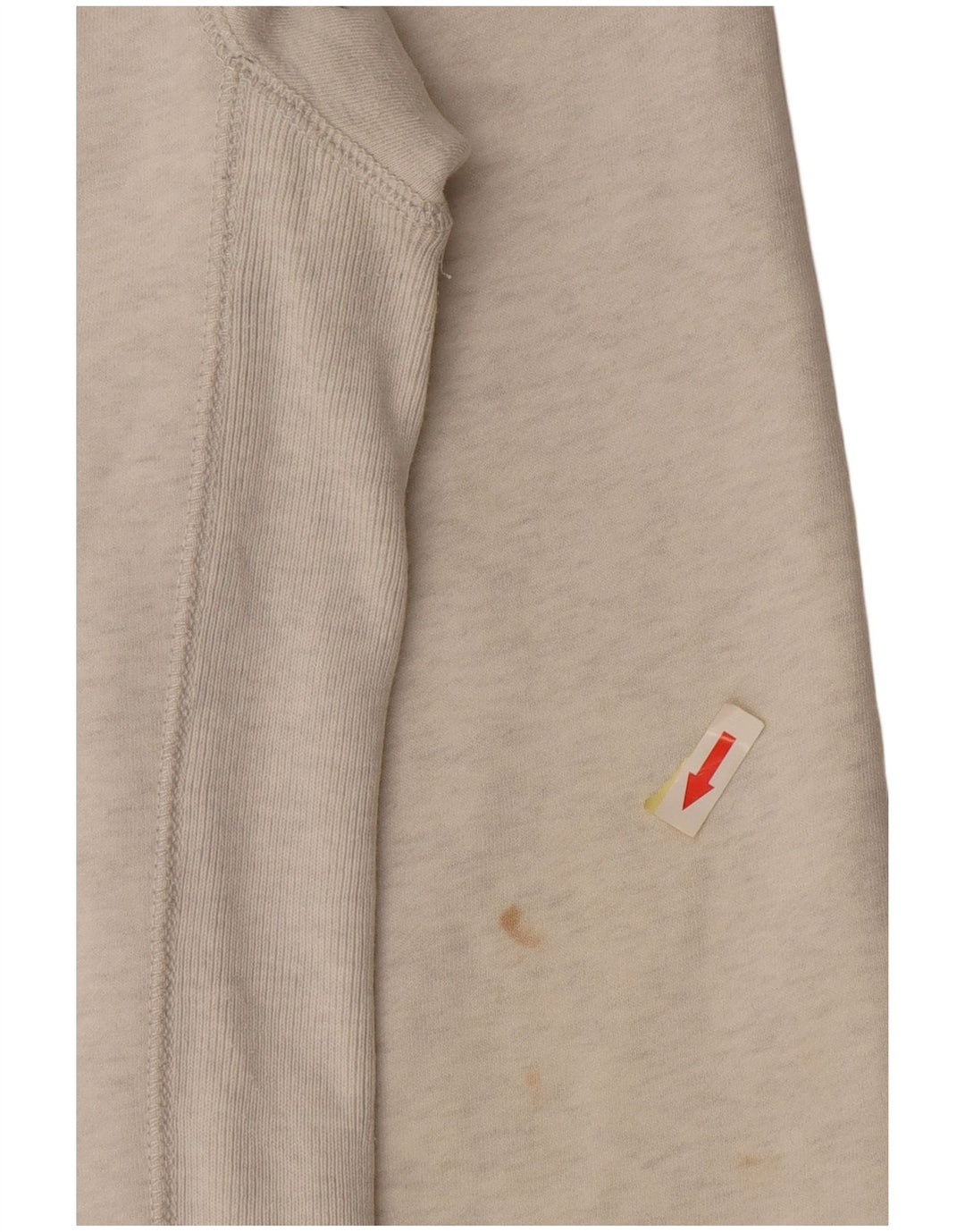 Pulover Superdry pentru bărbați, cu fermoar grafic, bumbac alb mediu