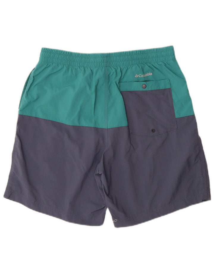 Pantaloni scurți de înot Columbia Omni-Shield pentru bărbați, medii, albastru bleumarin