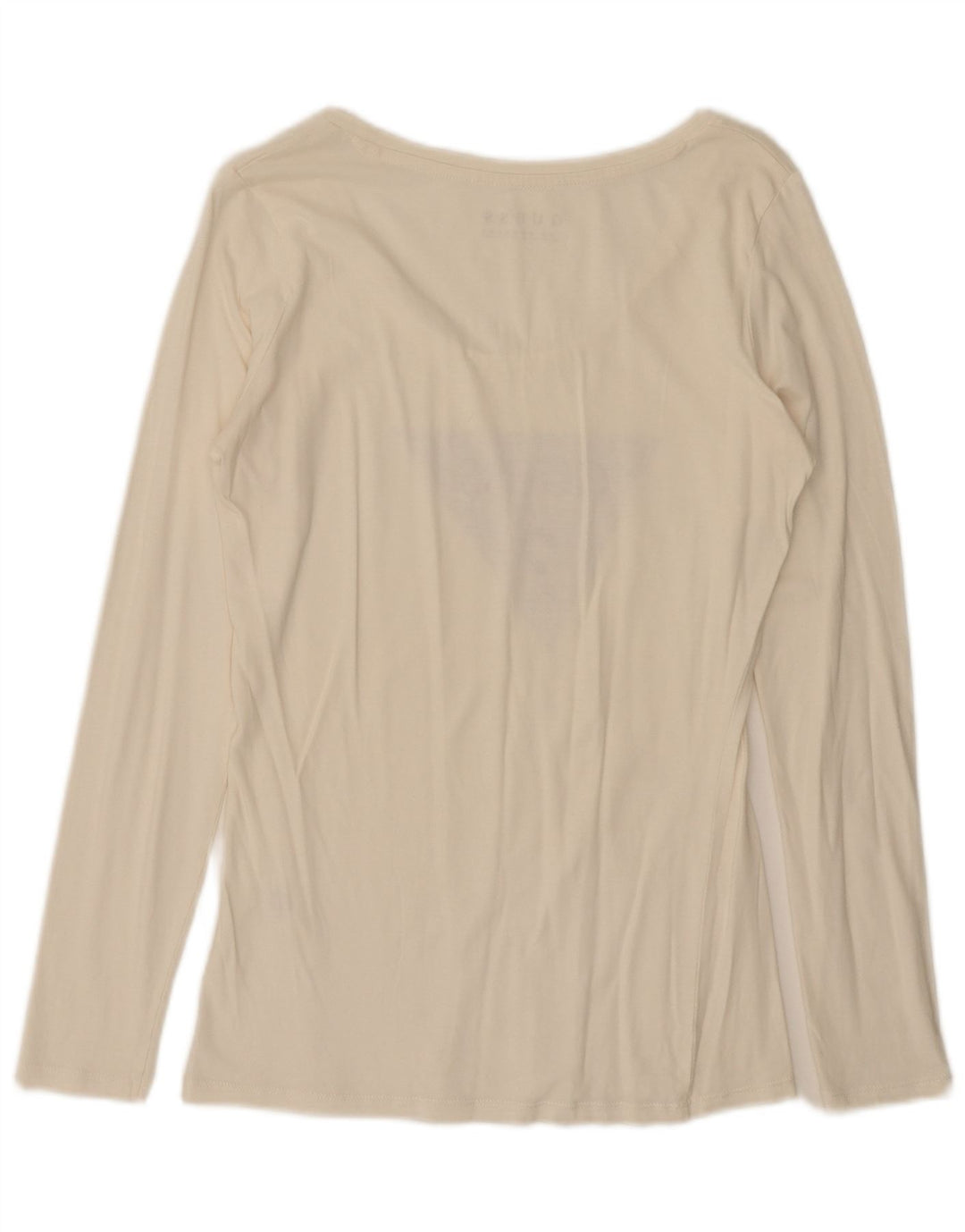 Top grafic pentru femei Guess cu mânecă lungă UK 12 Medium Off White