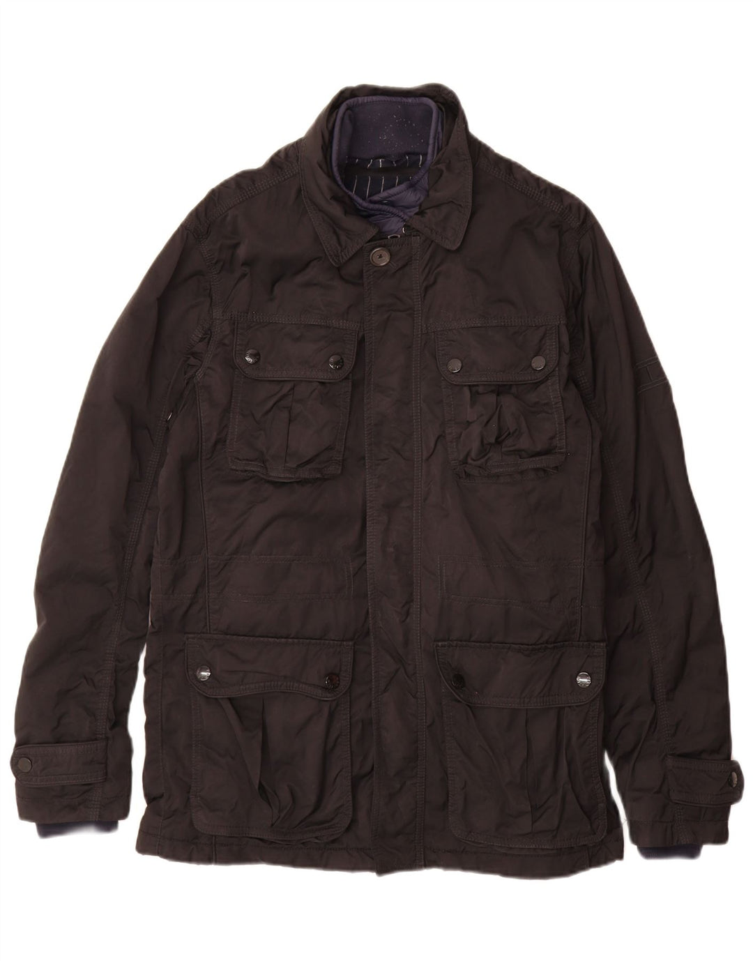 Jachetă utilitare Tommy Hilfiger pentru bărbați UK 38 Medium Black Nylon