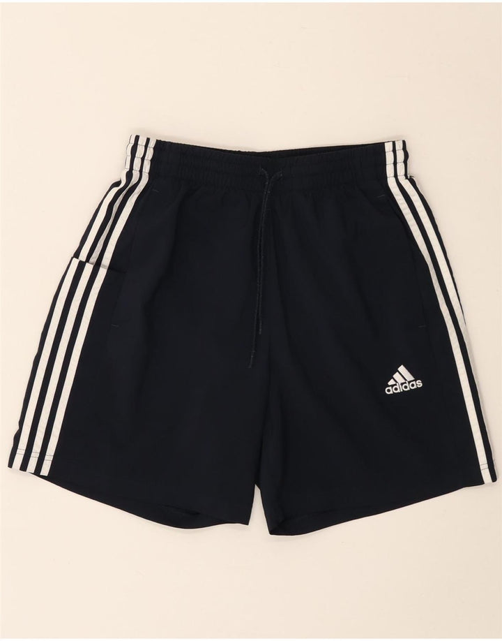 Pantaloni scurți sport ADIDAS pentru bărbați, poliester mediu albastru bleumarin