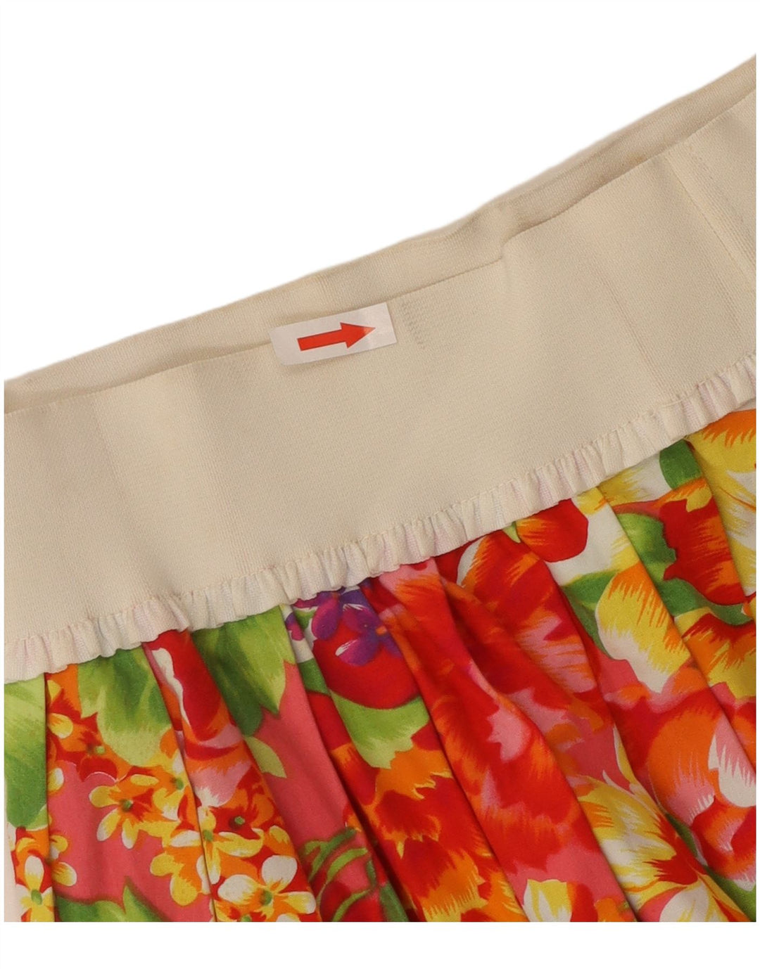 Fusta plisată pentru femei Zucchero UK 14 Medium W28 Multicolor Floral