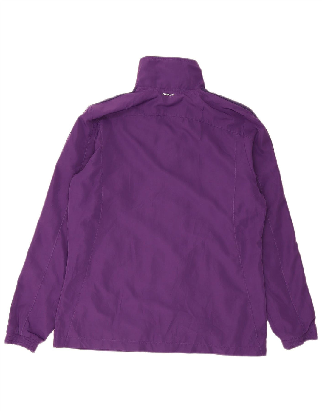 Jachetă de top pentru trening Climalite pentru femei Adidas UK 12 Poliester violet mediu