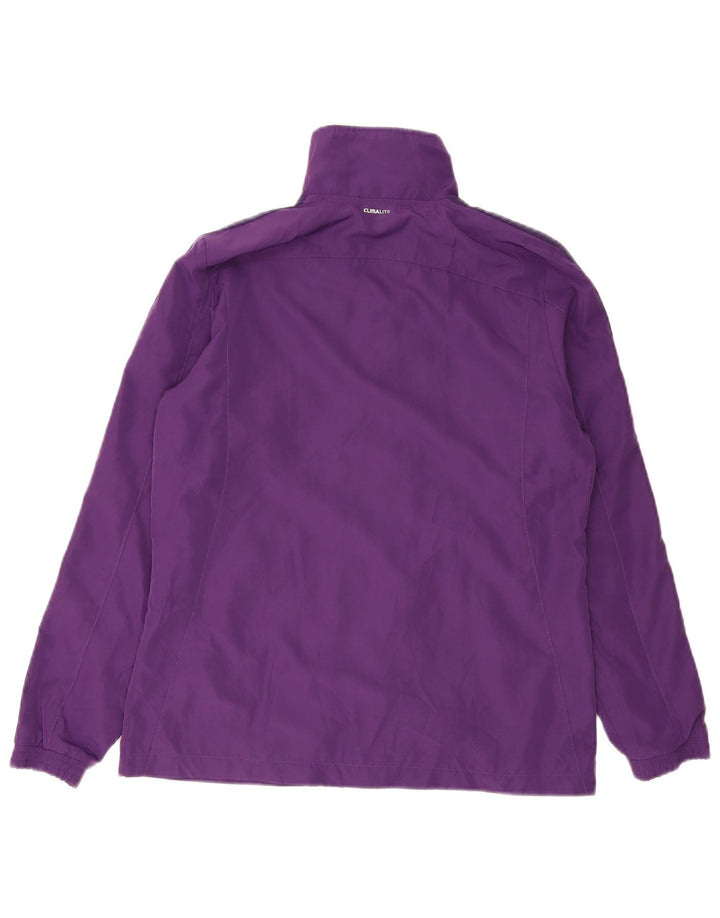 Jachetă de top pentru trening Climalite pentru femei Adidas UK 12 Poliester violet mediu