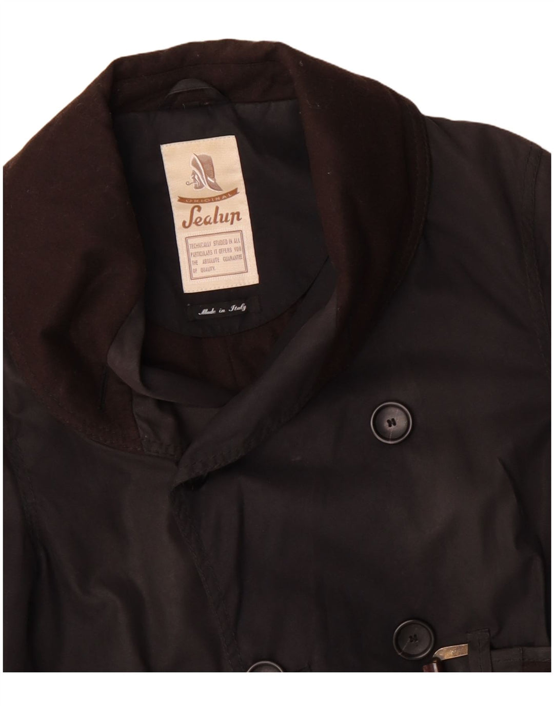 Sealup Manta dublu pentru bărbați UK 38, bumbac mediu negru