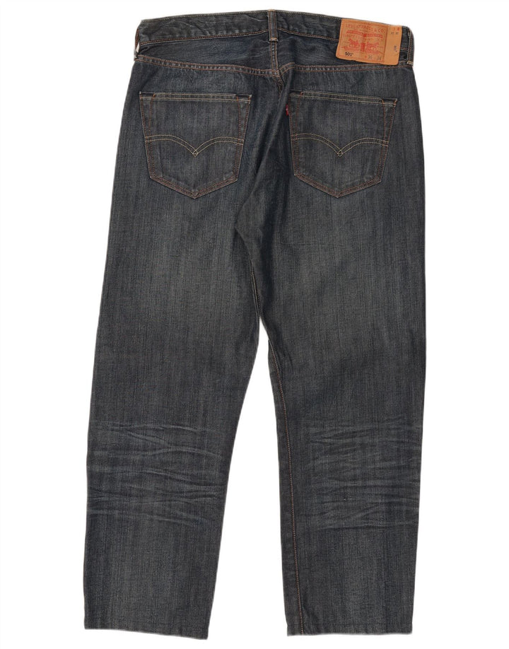 Blugi drepti pentru bărbați Levi's 501 W36 L27 albastru