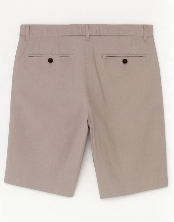 Pantaloni scurți chino pentru bărbați Marks & Spencer W32, bumbac cu dungi gri medii