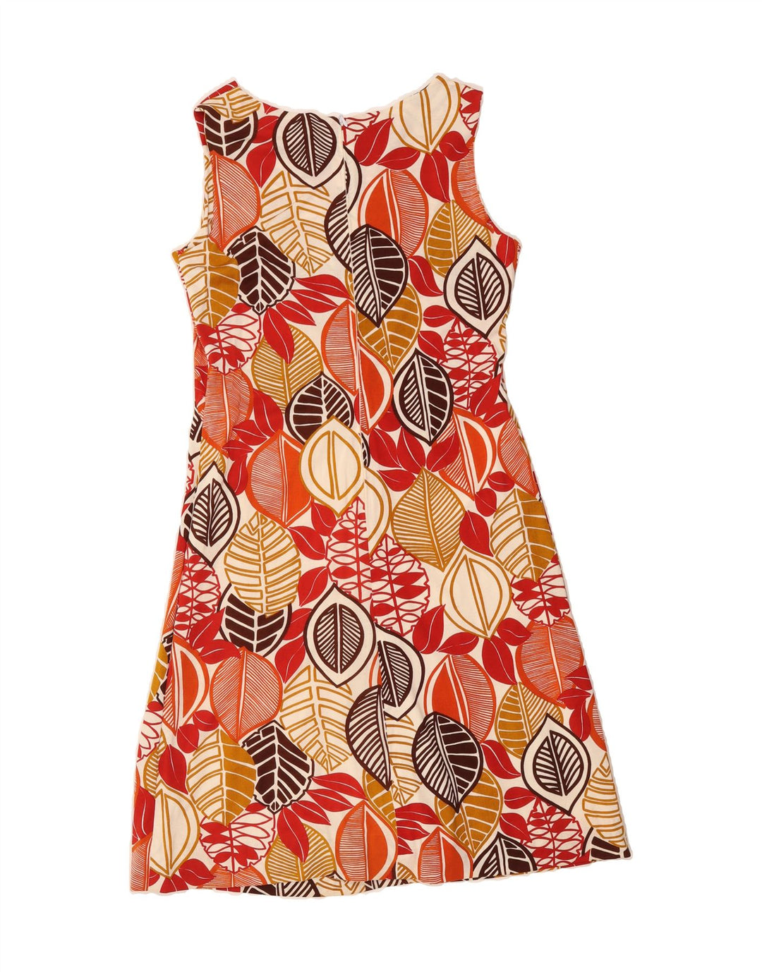LUISA SPAGNOLI Womens Abstract Pattern A-Line Dress UK 12 Medium Red Vintage Luisa Spagnoli and Second-Hand Luisa Spagnoli from Messina Hembry 