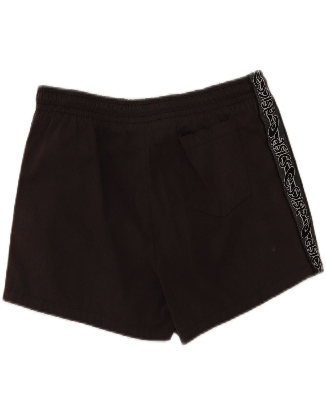 Pantaloni scurți de înot grafic Asics pentru bărbați, mici, negru