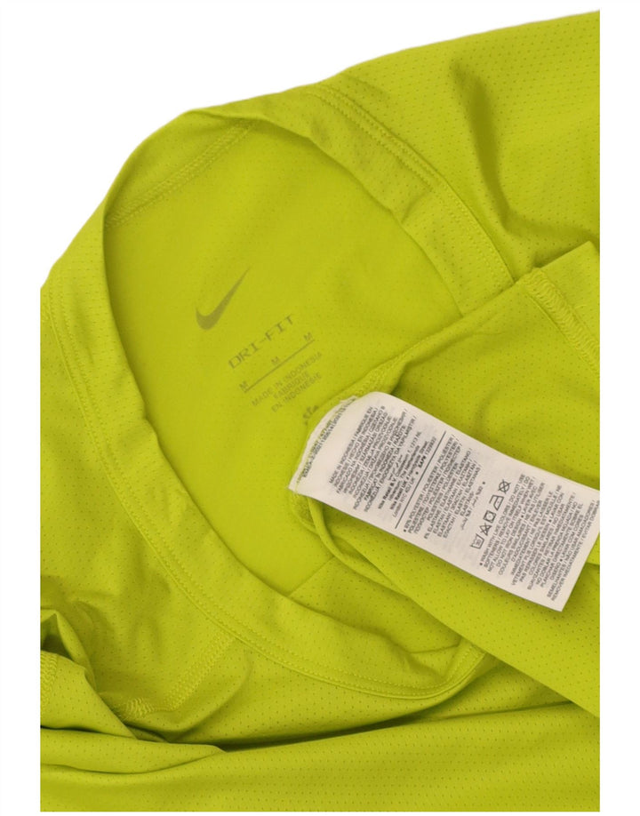 Tricou pentru bărbați Nike Dri Fit Top Poliester verde mediu