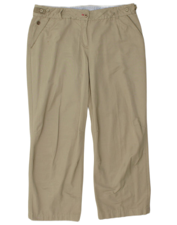 TOMMY HILFIGER Pantaloni casual drepti pentru femei EU 42 Large W34 L27 Bej