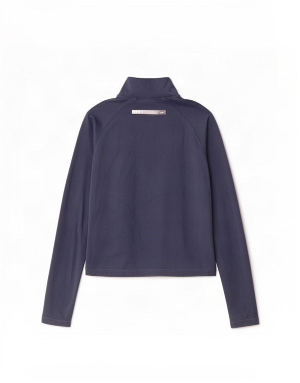 Jachetă de top pentru trening Nike pentru femei UK 12 Medium Bleumarin Poliester