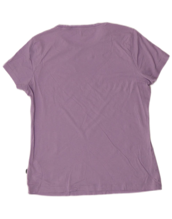 Tricou cu grafic Puma pentru femei Top UK 14 Medium Purple Bumbac