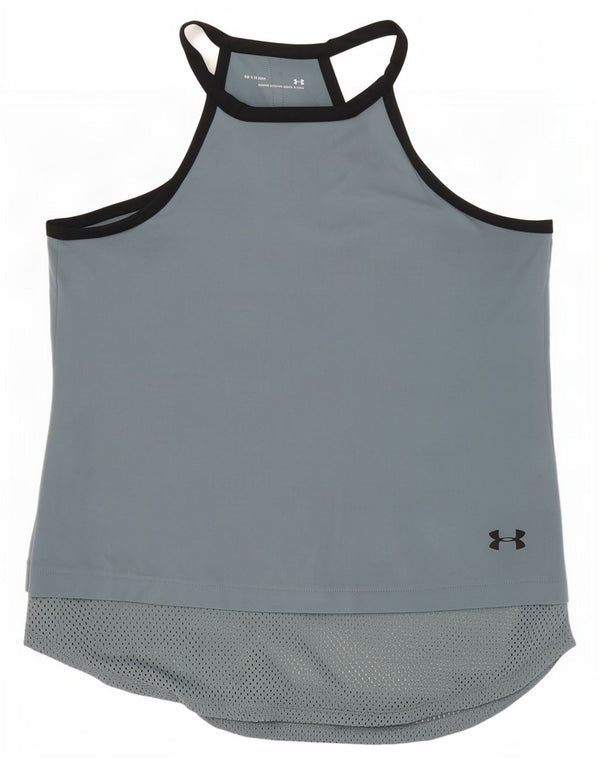 Vesta grafică Under Armour pentru femei Heat Gear, UK 12, gri mediu