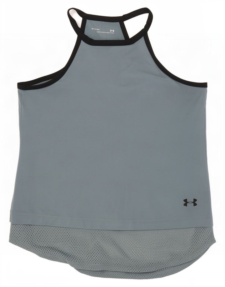 Vesta grafică Under Armour pentru femei Heat Gear, UK 12, gri mediu
