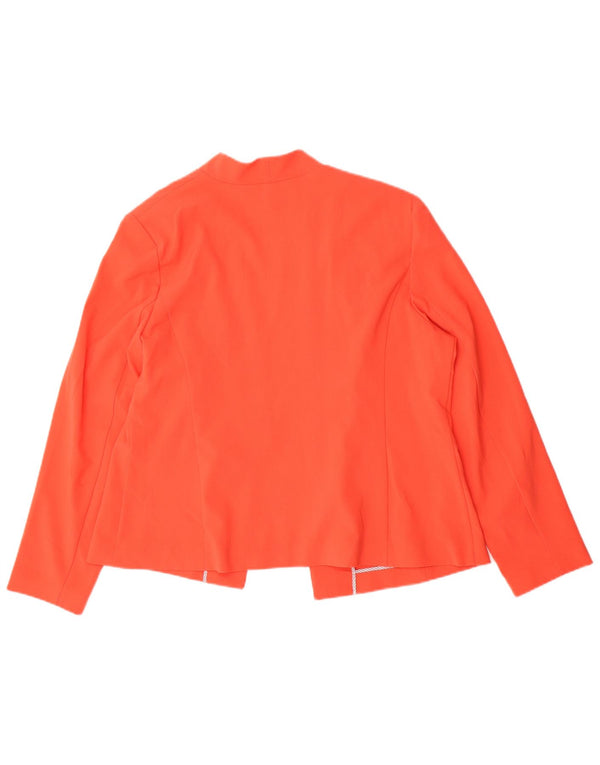 Jachetă pentru femei Marks & Spencer Open Blazer UK 18 XL Portocaliu Poliester