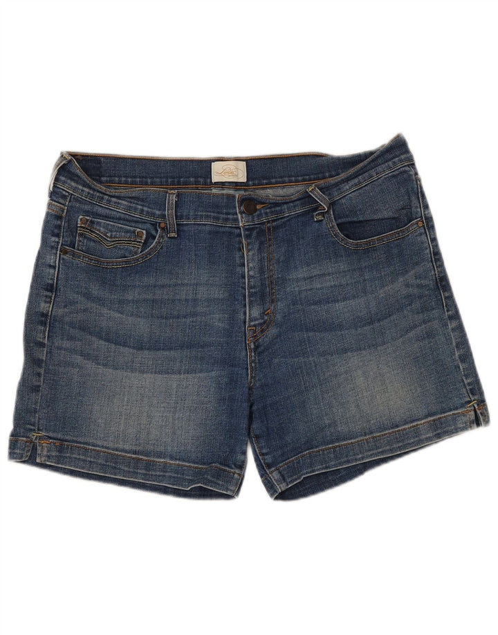 LEVI'S Womens Denim Shorts US 12 Large W34  Blue Cotton